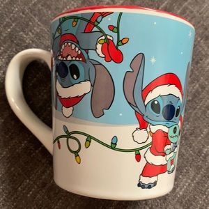 Disney Stitch Christmas up to no good Ceramic Mug